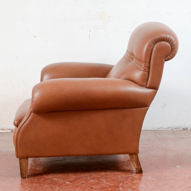 Armchair in Wood and Leather from Poltrona Frau For Sale - Image 11 of 18