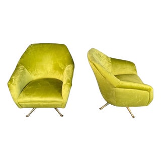 P32 Model Chairs by Osvaldo Borsani for Tecno, 1950, Set of 2 For Sale