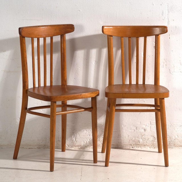 Bentwood Chairs by Michael Thonet for Ton, Former Czechoslovakia, 1960, Set of 2 For Sale - Image 13 of 13