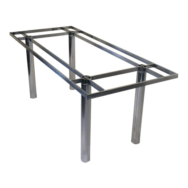 Knoll "Andre" Chrome Dining Table Base | Chairish
