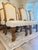 Brown Set of 6 European Barley Twist Carved Upholstered Dining Chairs, Late 20th Century For Sale - Image 8 of 12