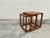 Kai Kristiansen Mid Century Modern Teak Nesting Tables | Set of Two by Kai Kristiansen For Sale - Image 4 of 12