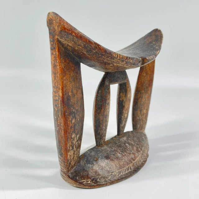 Early 20th Century Early 20th Century Wooden Headrest Ethiopia For Sale - Image 5 of 9