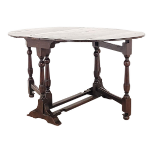 Early 19th Century English Oak Dropleaf Table