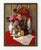 This vintage coffee painting art print reproduces Félix Vallotton’s Still Life with Flowers (1925), a richly composed...