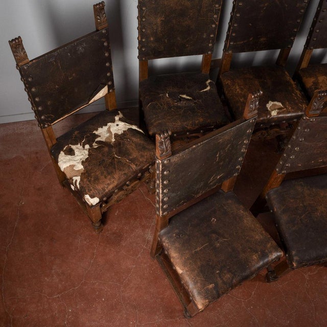 Renaissance Style Spool Chairs, Set of 8 For Sale - Image 4 of 18