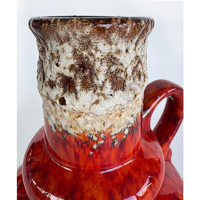 Mid 20th Century Mid 20th Century Modern West German Jopeko "Fat Lava" Vase, Pottery For Sale - Image 5 of 7
