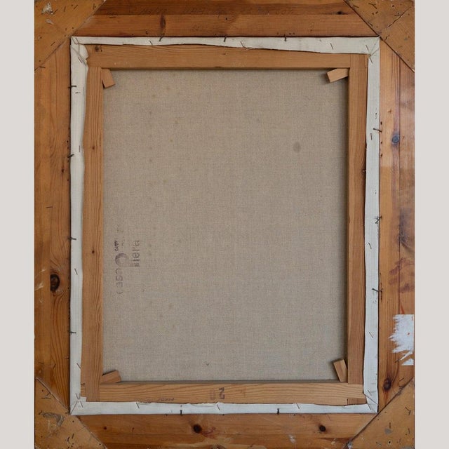 1960s Francesca Plasa, Radiant Blooms in Golden Light Floral Still Life, Oil Painting For Sale - Image 5 of 7