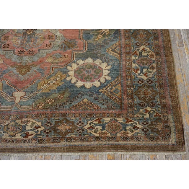 Early 20th Century Caucasian Carpet ( 8'4'' x 11'9'' - 255 x 360 ) For Sale - Image 4 of 12