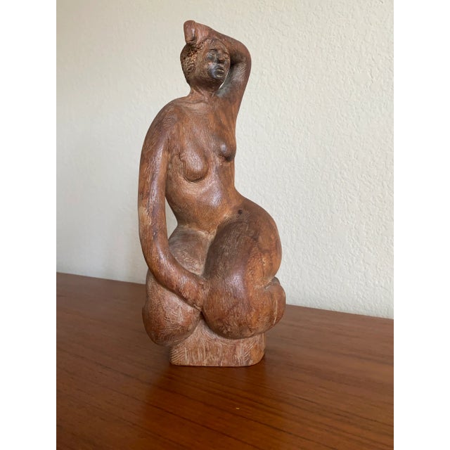 Brown Museum Quality Nude Sculpture (After Fernando Botero) For Sale - Image 8 of 13