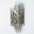 Sculpted Glass Silver Yellow Wall Light from Poliarte, Italy, 1970s For Sale - Image 10 of 13