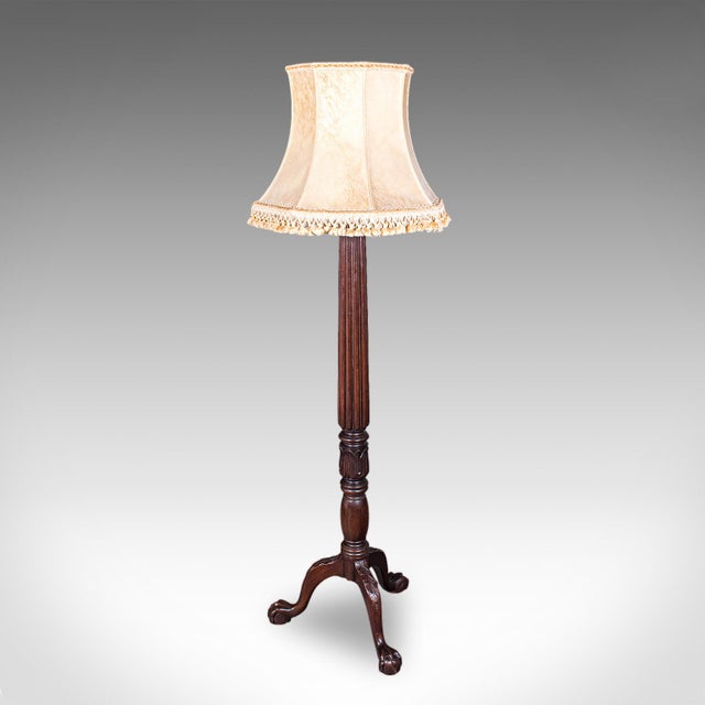 Late 19th Century Antique Standard Lamp, English, Floor Light, William IV Revival, Victorian, 1890 For Sale - Image 5 of 12