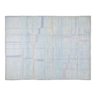 New Moroccan Professional Hand Knotted Wool Rug, 10'x13'6" For Sale