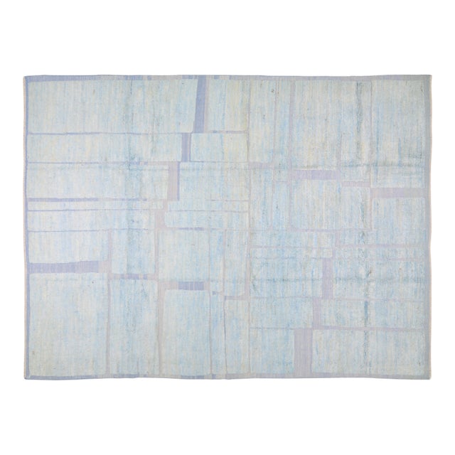 New Moroccan Professional Hand Knotted Wool Rug, 10'x13'6" For Sale