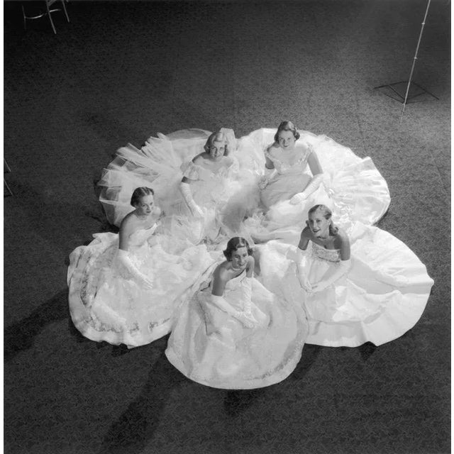 Five Debutantes (1951) Limited Estate Stamped - Grande XL (Photo By Slim Aarons) Five members of the Debutante Cotillion...
