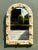Vintage Italian Scagliola Pigmented Plaster Arched Wall Mirror For Sale In West Palm - Image 6 of 12