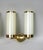 Metal Bauhaus Minimalist Wall Lights in Brass and Glass Cylinder, 1930s, Set of 2 For Sale - Image 7 of 18