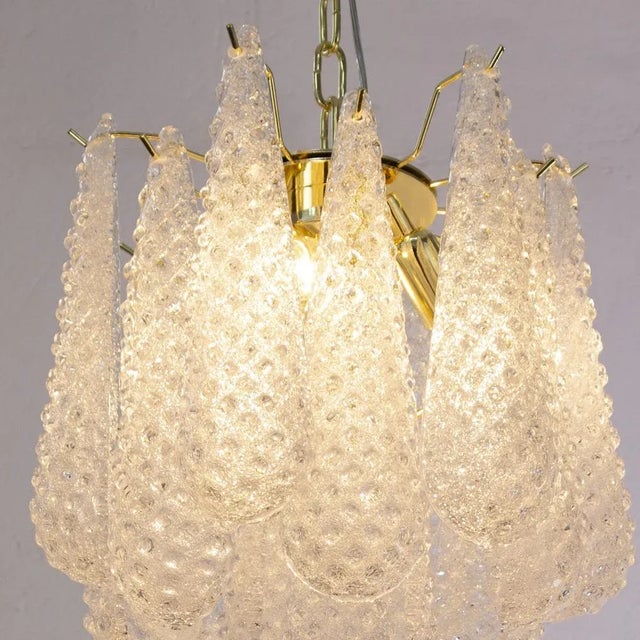 Chandelier in Murano Glass Crystal, 1990s For Sale - Image 9 of 12