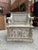 Carved wooden church bench dating from the 19th century. It has a storage box under the seat. Magnificent patina of...