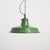 Paint Green Enamel Pendant Light from Benjamin, 1940s For Sale - Image 7 of 7