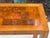 1970s Long Parsons Style Walnut Sofa Table With Burl Walnut Top For Sale - Image 5 of 11