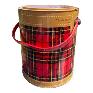 Vintage Plaid Skotch Kooler