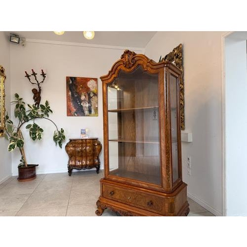 Chippendale Display Cabinet, 1920s For Sale - Image 13 of 16