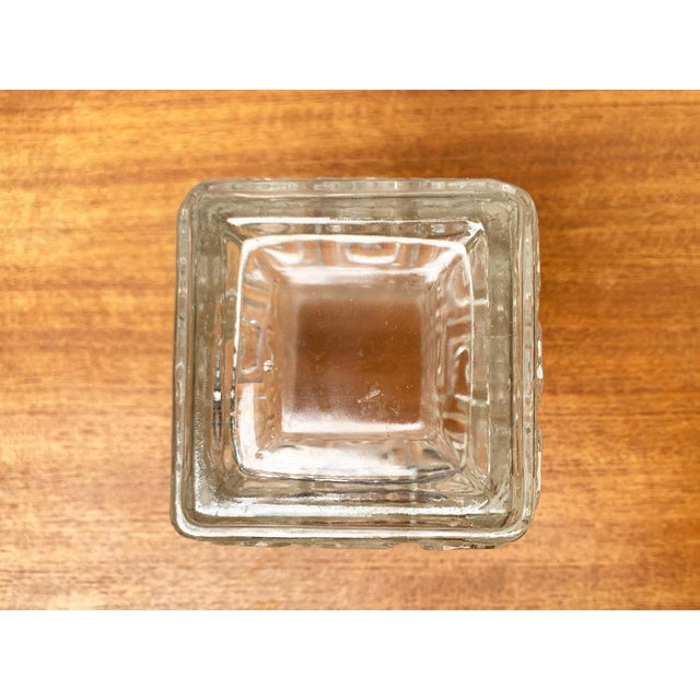 Large Mid-Century Finnish Glass Block Vase by Tamara Aladin for Riihimäki, 1960s For Sale - Image 13 of 15