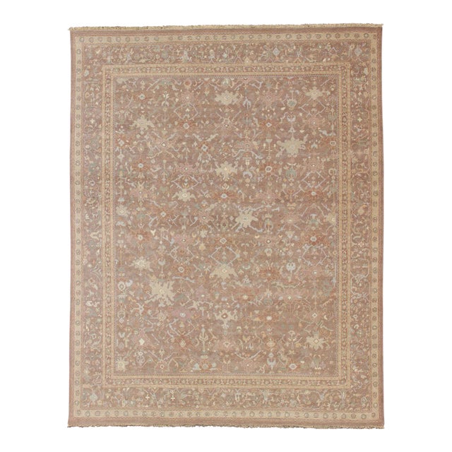 Keivan Woven Arts Large Hand-Knotted Wool Amritsar Rug 12'9 X 15'9 For Sale
