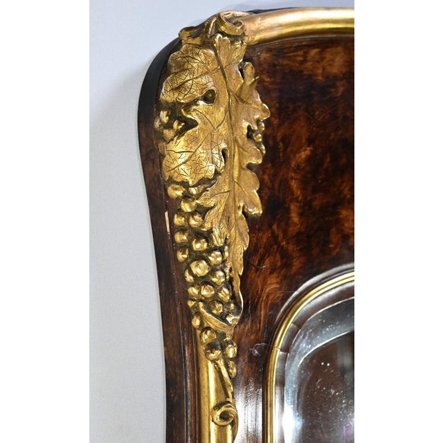 Large Art Nouveau Mantelpiece Mirror, 1900 For Sale - Image 11 of 18