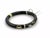 Nouvelle Bague Diamond Black Enamel 18k & Sterling Bangle Bracelet For Sale - Image 4 of 7