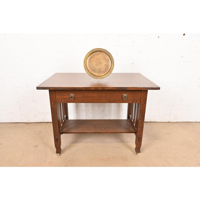 Tiffany Studios New York Bronze Doré Plate or Charger For Sale - Image 10 of 11