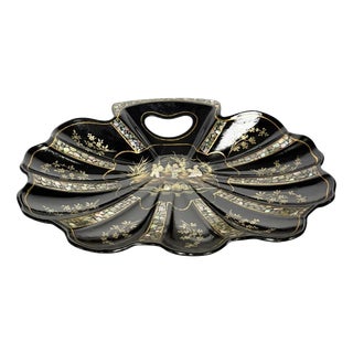 Napoleon III Papier-Mâché Catchall, France, 1880 For Sale
