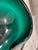 Murano Green Ashtray or Catchall Art Glass in the Manner of Murano For Sale - Image 4 of 7