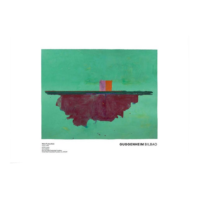 Helen Frankenthaler Cassis 1995 Official Exhibition Print For Sale