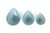 Fire King Teardrop Mixing Bowls - Set of 3 in Rare Delphite Blue For Sale - Image 12 of 13