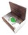 Mid 20th Century Mid 20th Century Walnut Wood & Brushed Aluminum Cigarette or Trinket Box For Sale - Image 5 of 10