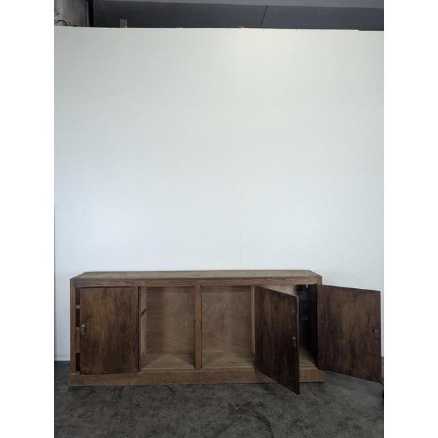 Vintage Industrial Style Sideboard in Wood For Sale - Image 5 of 8