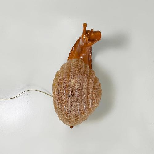 Mid-Century Modern Italian Table Lamp Snail Marzio Cecchi Dimensione Fuoco, 1960s For Sale - Image 6 of 17