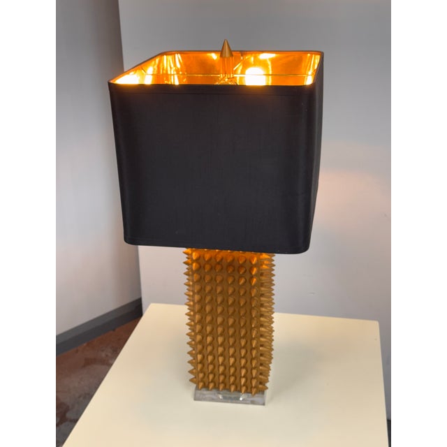 J. Alexander Lighting Spike Table Lamp For Sale - Image 4 of 12