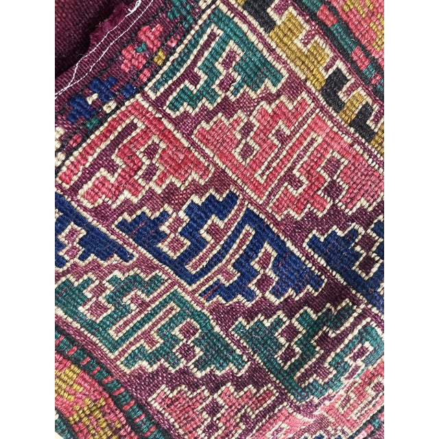 Antique Tribal Storage Bag (Khorjin Face), 16" X 40" For Sale In Chicago - Image 6 of 10