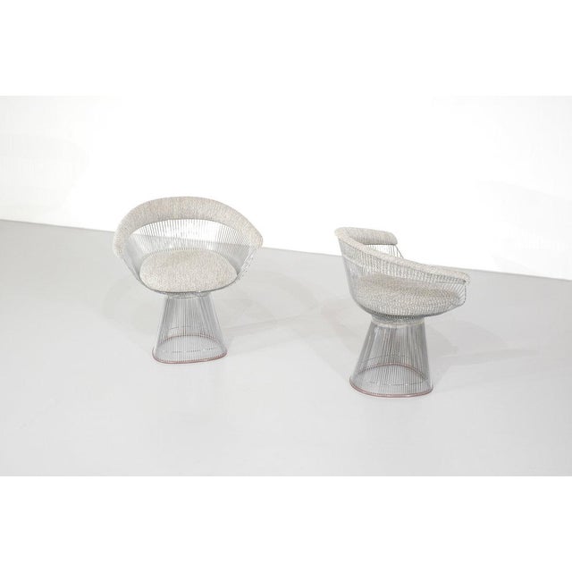 Mid-Century Modern Wire Armchair by Warren Platner for Knoll, 2010s For Sale - Image 3 of 16