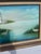 1990s 1990s Lighthouse and Egrets Seascape Painting on Canvas, Signed by the Artist, Framed For Sale - Image 5 of 9