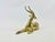 1970s Vintage Brass Gazelle Figurine, 1970s For Sale - Image 5 of 13