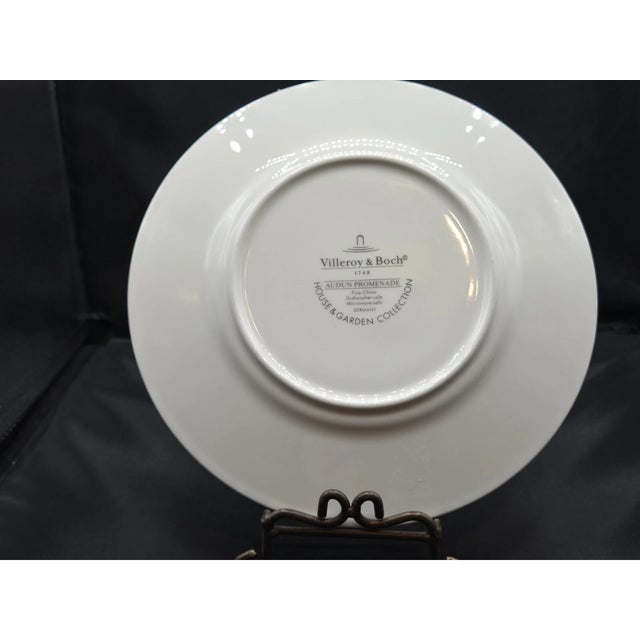 Villeroy & Boch 1990s Villeroy and Boch Audun Promenade Salad Plates- Set of 3 For Sale - Image 4 of 5
