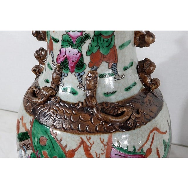 19th Century Chinese Nankin Porcelain Vases, Set of 2 For Sale - Image 11 of 18