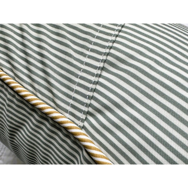 American South Carolina Myrtle Beach Vintage Pennant on New Woven Throw Pillow For Sale - Image 3 of 3