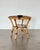 Mid-Century Modern Round Wicker and Bamboo Coffee Table, 1970s For Sale - Image 3 of 8