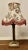 Metal Corinthian Column Brass Table Lamp with Scalloped Linen Shade, 1920s For Sale - Image 7 of 7