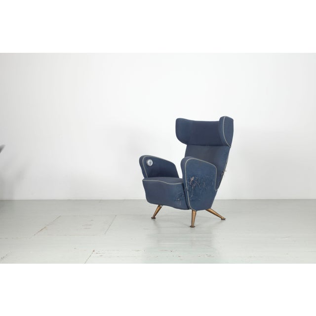 Vintage Lounge Chair by Gio Ponti and Giulio Minoletti For Sale - Image 9 of 18